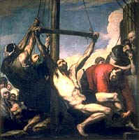 Ribalta: Martirio de San Andrs