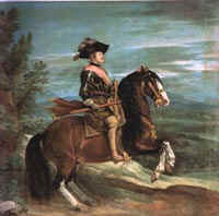 Velzquez: Retrato ecuestre del rey Felipe IV